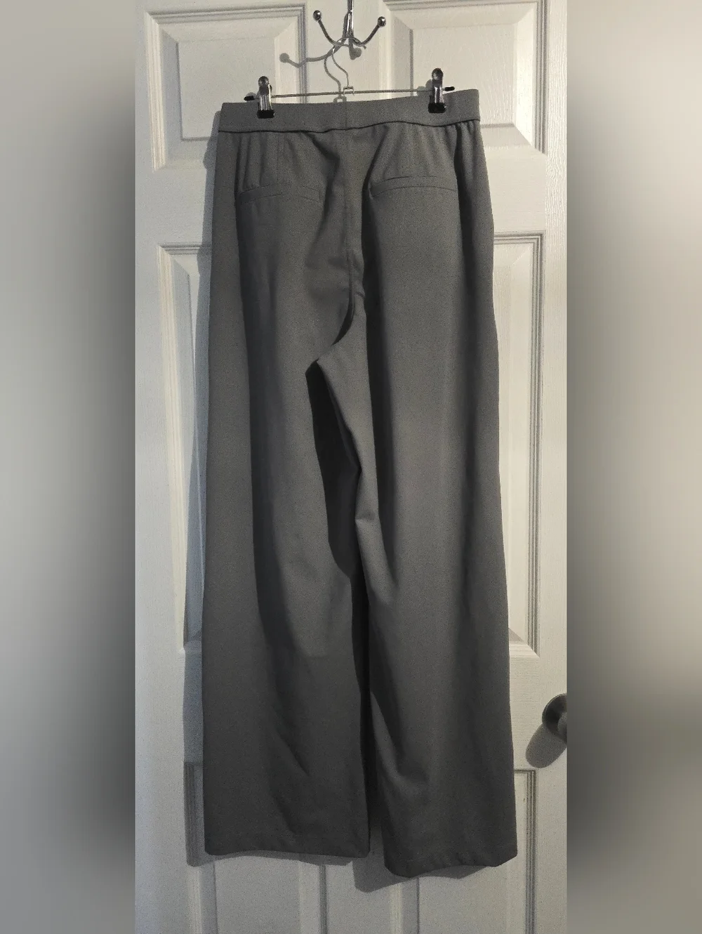 Halara Flex DayStretch High Waisted Wide Leg Work Pants In Silent Storm M-tall - Picture 7 of 10